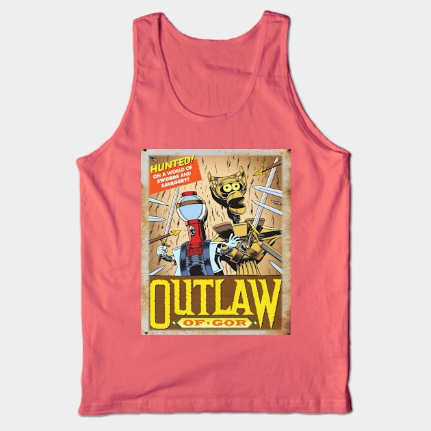 Mystery Science Rusty Barn Sign 3000 - Outlaw of Gor Tank Top by Starbase79